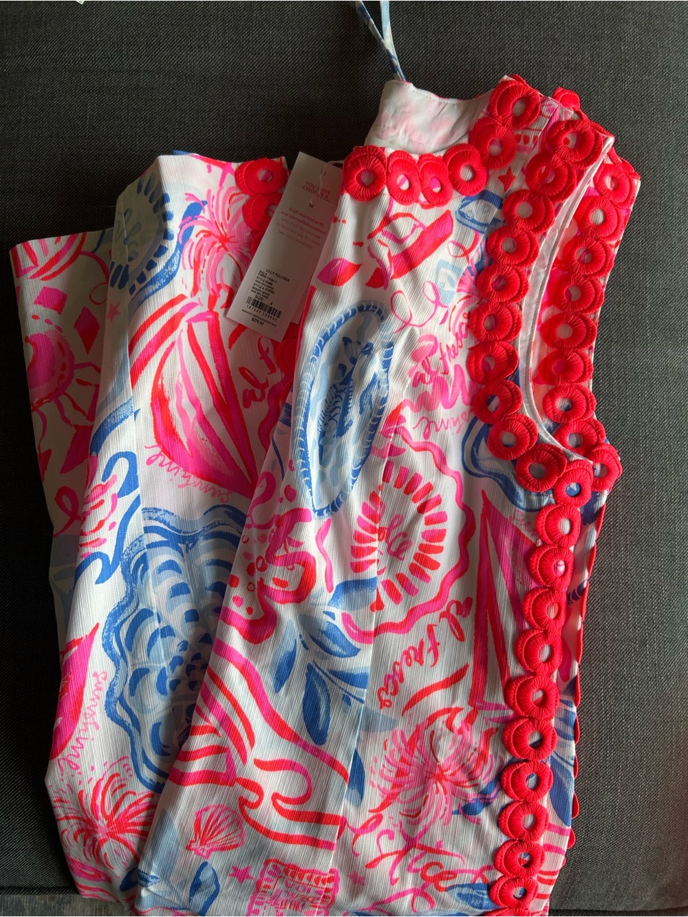 New with tags Lilly Pulitzer Sadie Maxi Romper. Sz4 - Picture 4 of 7